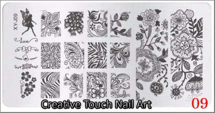 NAIL ART IMAGE STAMPING PLATE (XY-J SERIES)