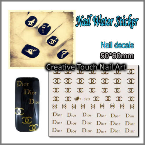 WATER TRANSFER NAIL ART DECAL