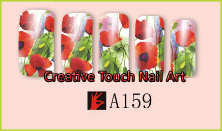 WATER TRANSFER NAIL ART DECAL - FLOWER