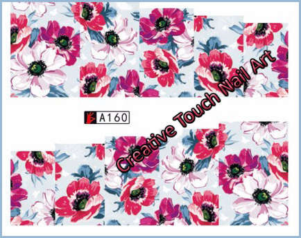 WATER TRANSFER NAIL ART DECAL - FLOWER