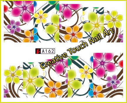 WATER TRANSFER NAIL ART DECAL - FLOWER