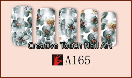 WATER TRANSFER NAIL ART DECAL - FLOWER