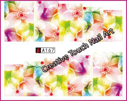 WATER TRANSFER NAIL ART DECAL - FLOWER