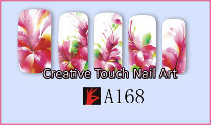 WATER TRANSFER NAIL ART DECAL - FLOWER