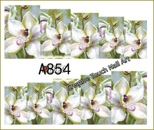 WATER TRANSFER NAIL ART DECAL - FLOWER