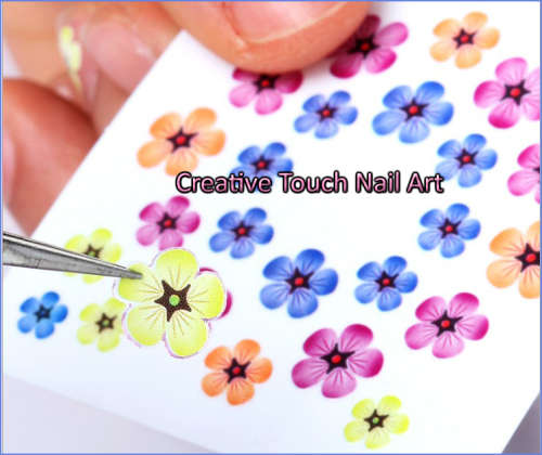NAIL ART STICKERS - SPRING FLOWERS