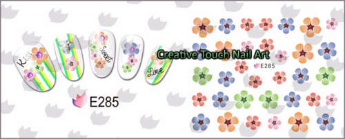 NAIL ART STICKERS - SPRING FLOWERS