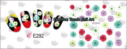 NAIL ART STICKERS - SPRING FLOWERS