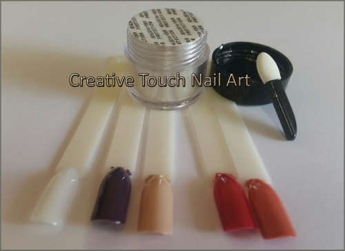 Chrome Silver Effect Nail Art Pigment Powder - 3.2g Jar