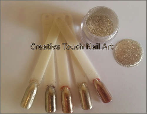 Chrome Silver Effect Nail Art Pigment Powder - 3.2g Jar