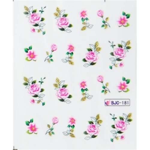 WATER TRANSFER NAIL ART DECAL -  GLITTER SERIES