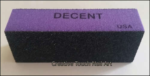 NAIL SANDING BLOCK - PURPLE - 80#