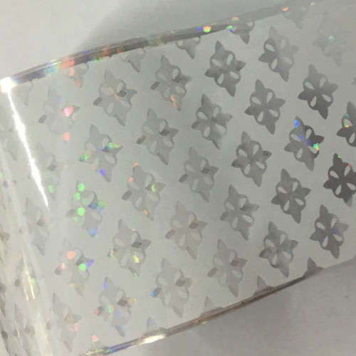 NAIL ART - TRANSFER FOIL -  WHITE  20 X 4 CM