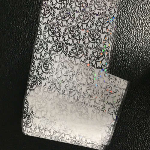 NAIL ART - TRANSFER FOIL -  WHITE  20 X 4 CM