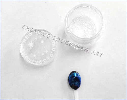 Nail Art Pigment Glitter Powder - 3g Jar - Blue ***SALE***