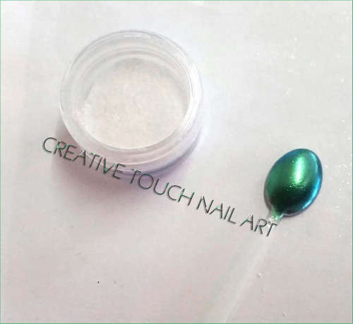 Nail Art Color Chrome Pigment Powder - 1g Jar - Green ***SALE***