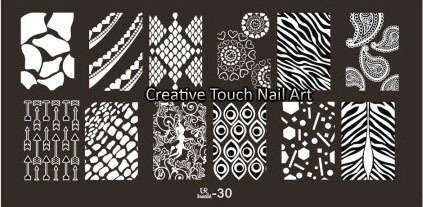 NAIL ART IMAGE STAMPING PLATE (UR - SERIES) ARROWS ***SALE***
