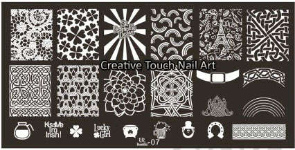 NAIL ART IMAGE STAMPING PLATE (UR - SERIES) TOWER