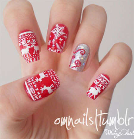 WATER TRANSFER NAIL ART DECAL - HAPPY HOLIDAYS