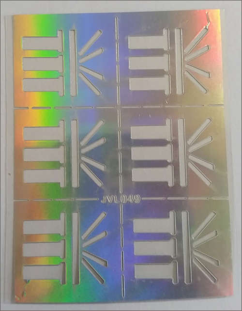 NAIL ART VINYL STENCIL