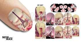 MAX SLIDERS - NAIL ART WATER SLIDER - TOWERS