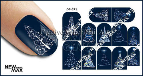 MAX SLIDERS - NAIL ART WATER SLIDER - TREE