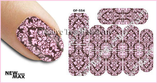 MAX SLIDERS - NAIL ART WATER SLIDER - PATTERN