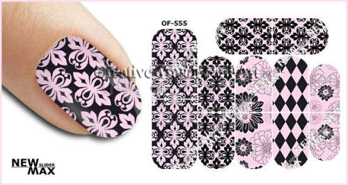 MAX SLIDERS - NAIL ART WATER SLIDER - PATTERN