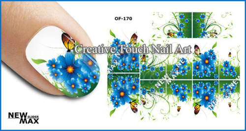 NAIL ART/NAIL ART WATER DECAL/NAIL ART WATER TRANSFER/NAIL ART DECAL/BUTTERFLY NAIL ART