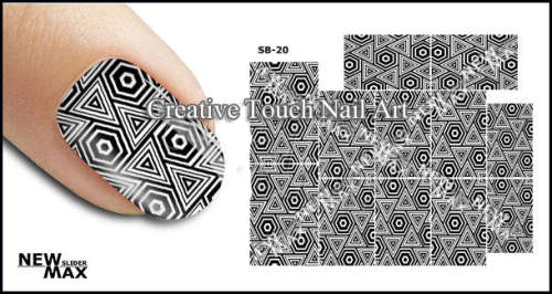 MAX SLIDERS - NAIL ART WATER SLIDER - PATTERN