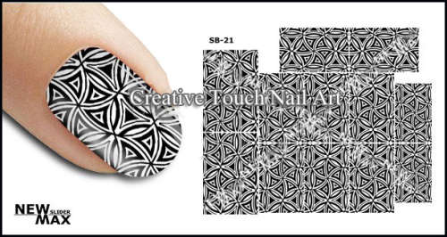 MAX SLIDERS - NAIL ART WATER SLIDER - PATTERN