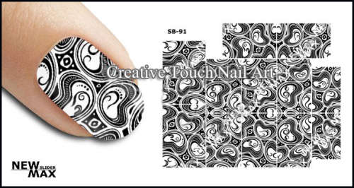 MAX SLIDERS - NAIL ART WATER SLIDER - PATTERN