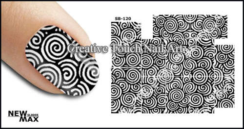 MAX SLIDERS - NAIL ART WATER SLIDER - PATTERN