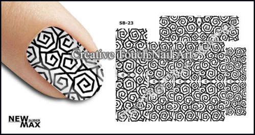 MAX SLIDERS - NAIL ART WATER SLIDER - PATTERN