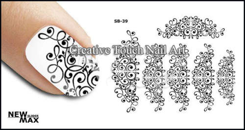 MAX SLIDERS - NAIL ART WATER SLIDER - PATTERN