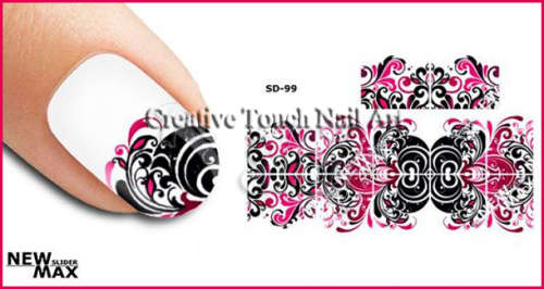 MAX SLIDERS - NAIL ART WATER SLIDER - TWIRLS AND SWIRLS