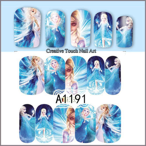 WATER TRANSFER NAIL ART DECAL - FROZEN