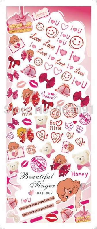 NAIL ART - WATER TRANSFER - BEARS