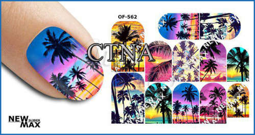 MAX SLIDERS - NAIL ART WATER SLIDER - MIAMI