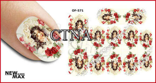 MAX SLIDERS - NAIL ART WATER SLIDER - VINTAGE