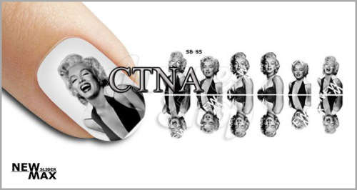 MAX SLIDERS - NAIL ART WATER SLIDER - MARILYN MONROE