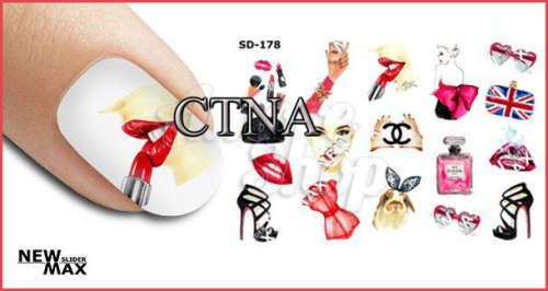 MAX SLIDERS - NAIL ART WATER SLIDER - BEAUTY