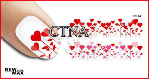 MAX SLIDERS - NAIL ART WATER SLIDER - FLOWERS