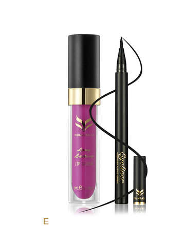 LIQUID EYELINER AND MATTE LIP GLOSS COMBINATION SET