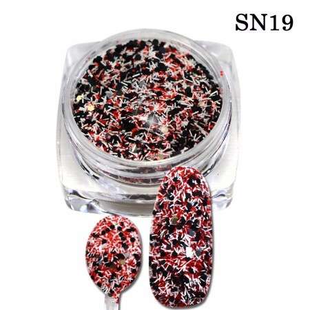 MINI JAR - NAIL ART MIXED CHEESE CONFETTI