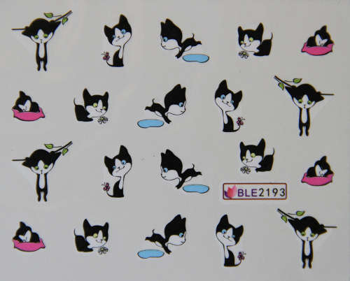 NAIL ART/NAIL ART DECAL/NAIL ART WATER TRANSFER DECALS CATS