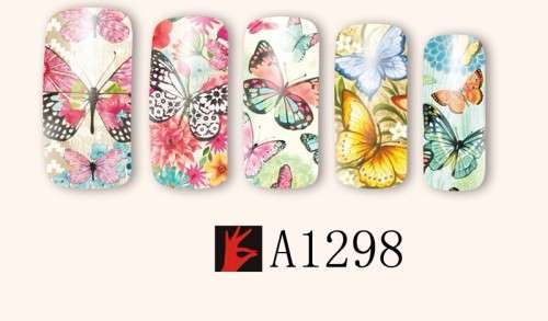 NAIL ART - WATER TRANSFER DECALS - BUTTERFLY