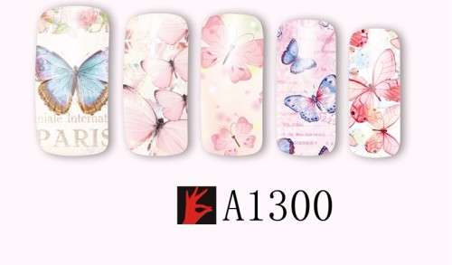 NAIL ART - WATER TRANSFER DECALS - BUTTERFLY