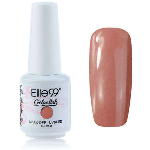 ELITE99 SOAK OFF UV/LED 8ml GEL POLISH - ROSY BROWN 1543