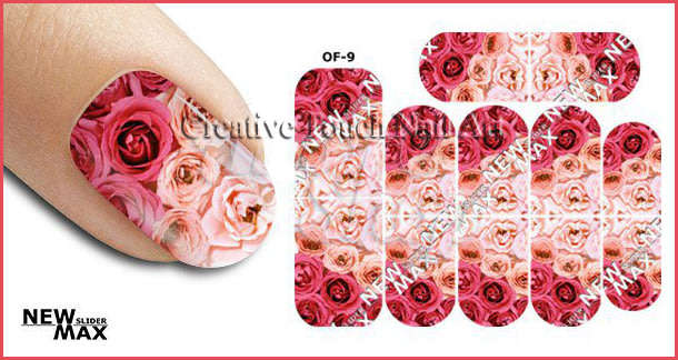Nail Art Decals Water Transfer Sliders For Nails